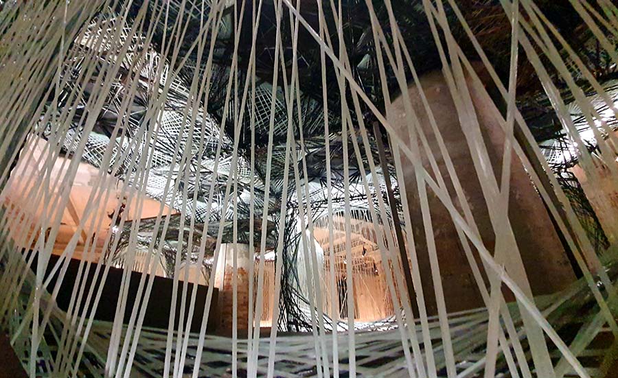 La Biennale carbon and glass interior designs