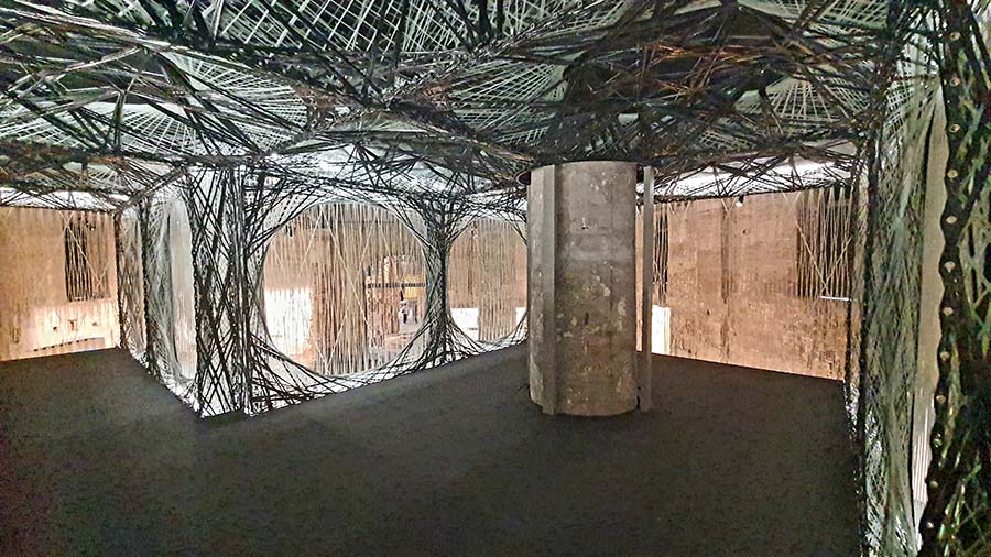 La Biennale carbon and glass interior designs