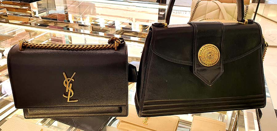 Yves Saint Laurent Vintage and 2021 collection