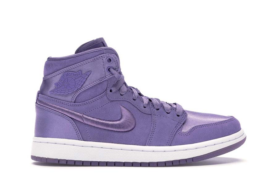 Air Jordan 1 Nike purple women's shoes