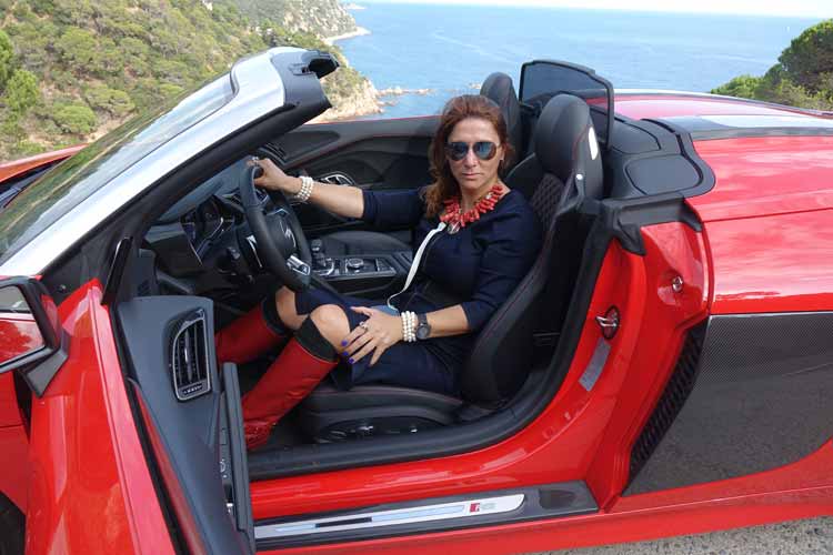 coral necklace Audi-R8-Spyder-Gracie-Opulanza-Review-9