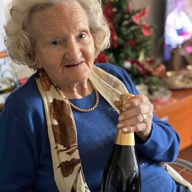 champagne at 94 years old