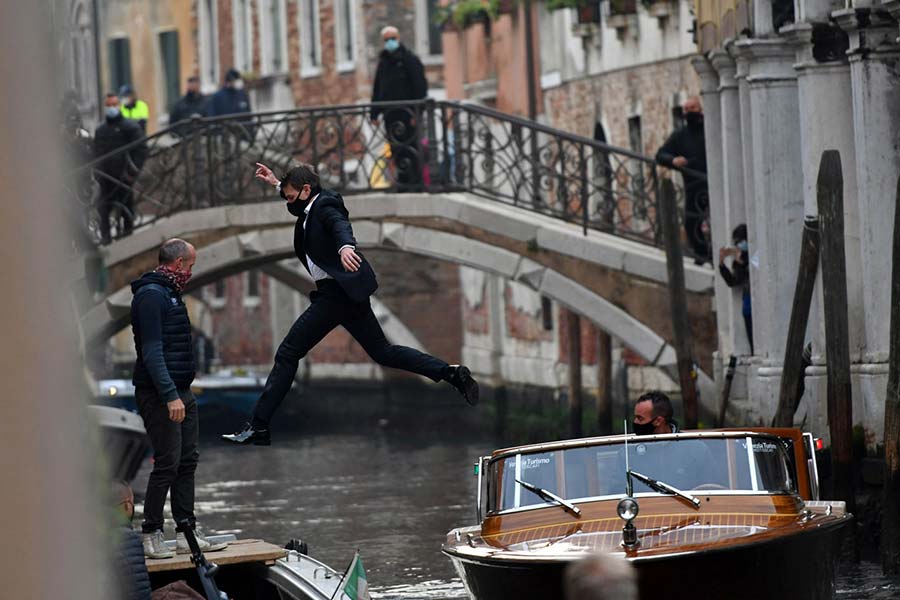 Tom Cruise Mission Impossible Venice Riva Speedboat