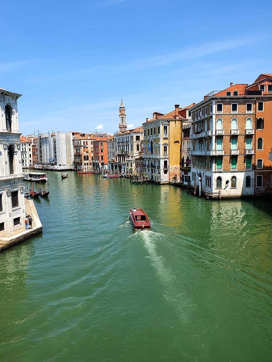 Grand Canal Rialto Bridge Venice