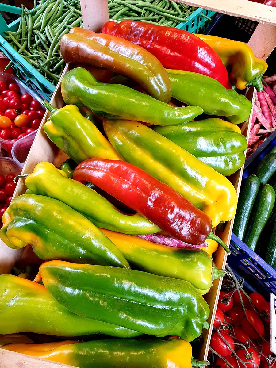 peppers red and green