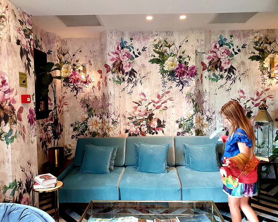 Wallpaper art interior Design Indigo The Hague