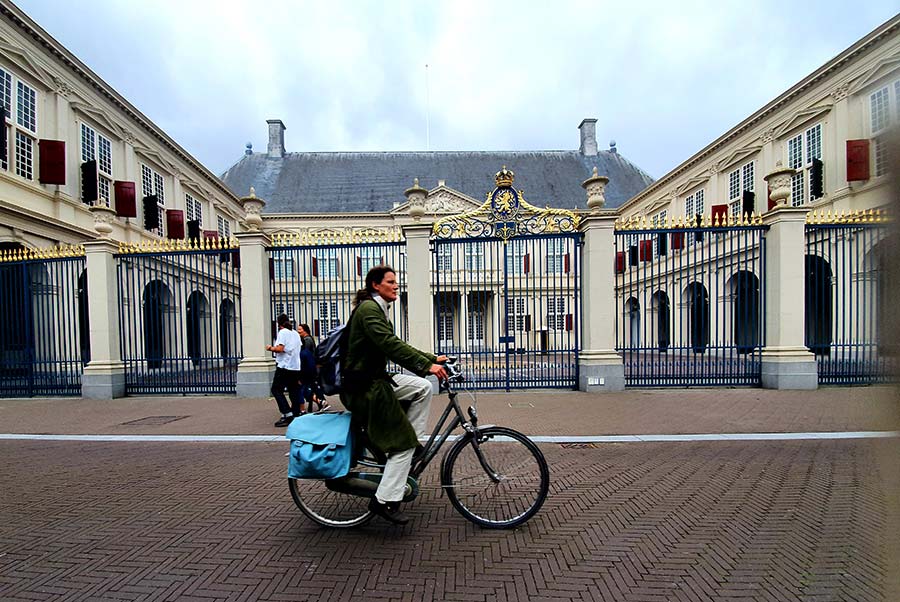 The Hague Bike Woman Holland
