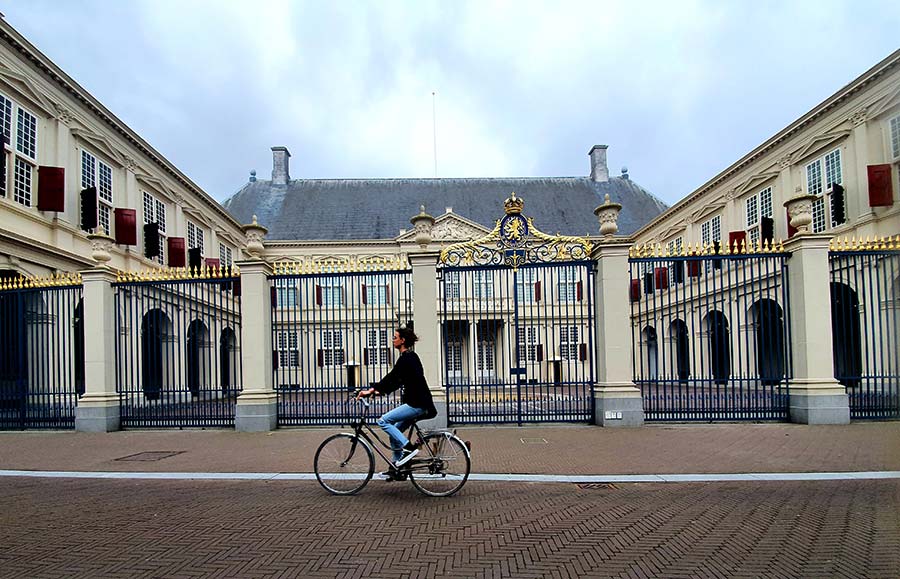 The Hague Bike Woman Holland