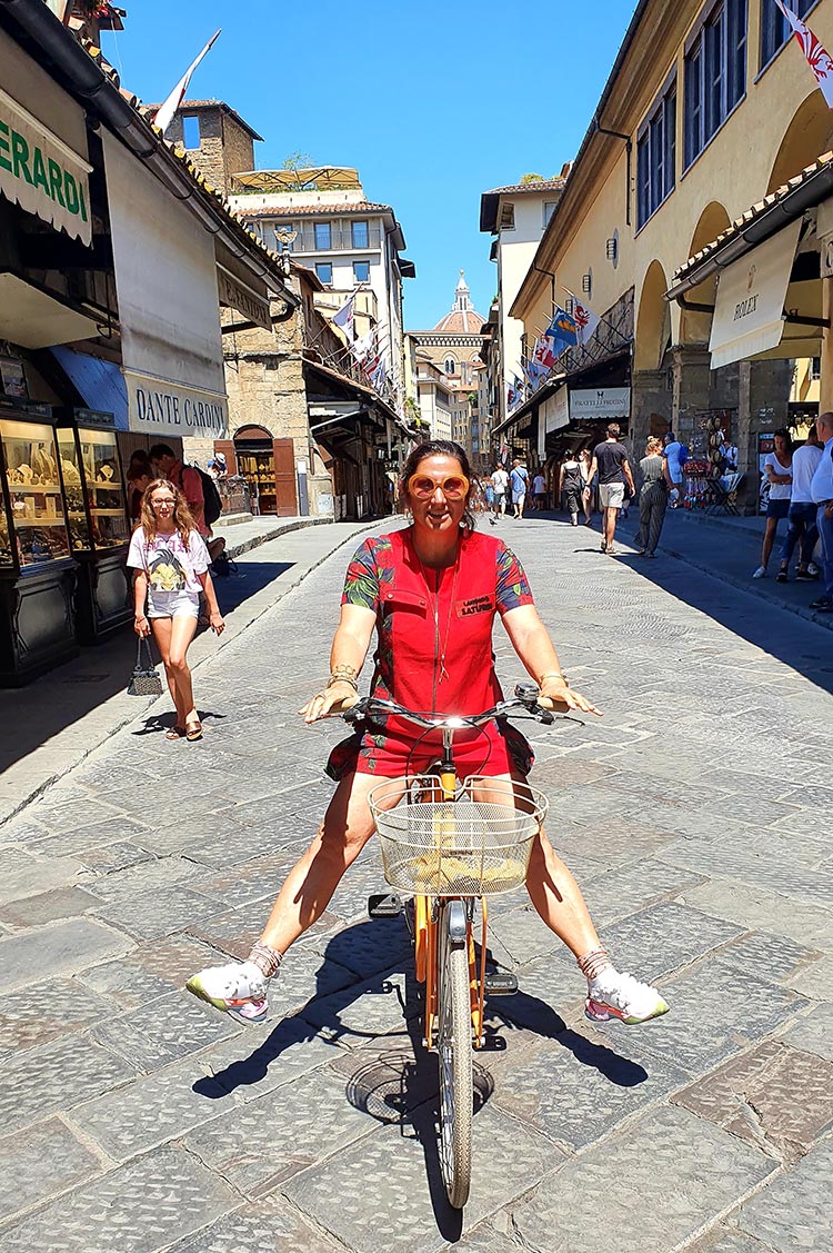 Ferrari-Red-Jumpsuit-Florence-Street-Style-Ponte-Vecchio-2