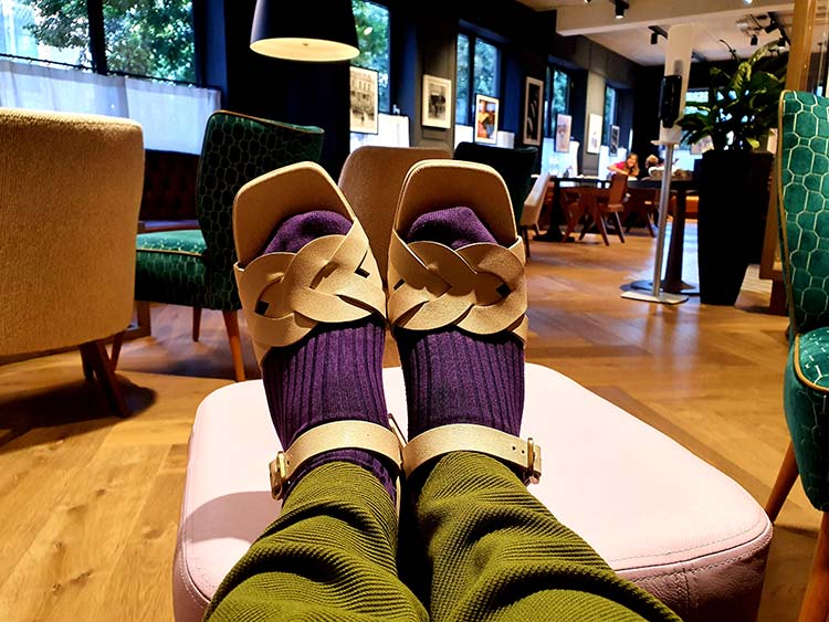 Chei Mihara sandals with socks