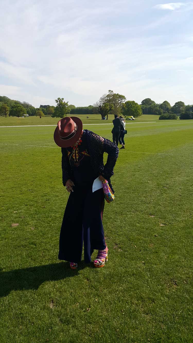 Dolce Gabbana shoes Audi Polo Prince Harry charity event