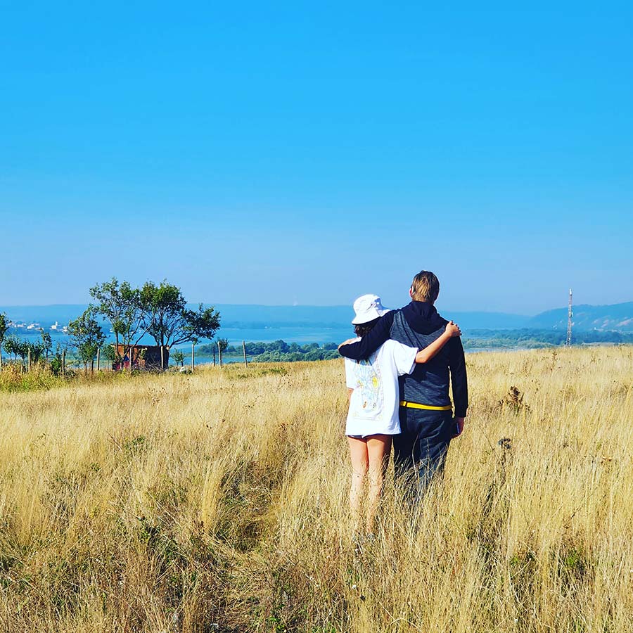 father and daughter climate change