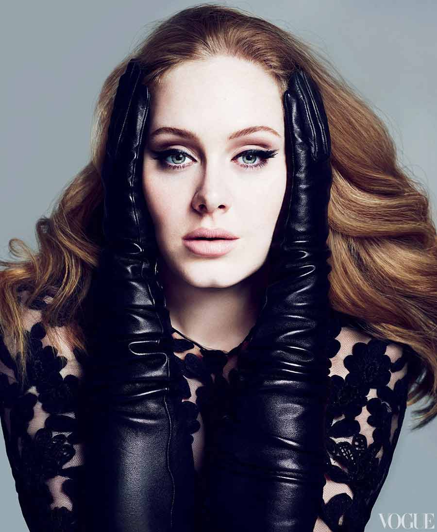 Adele tough Glamour Vogue One and only