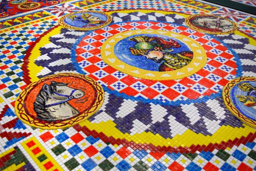 Dolce Gabbana Orsoni Venice kitchen tiles 2021 interior design made in italy (3)