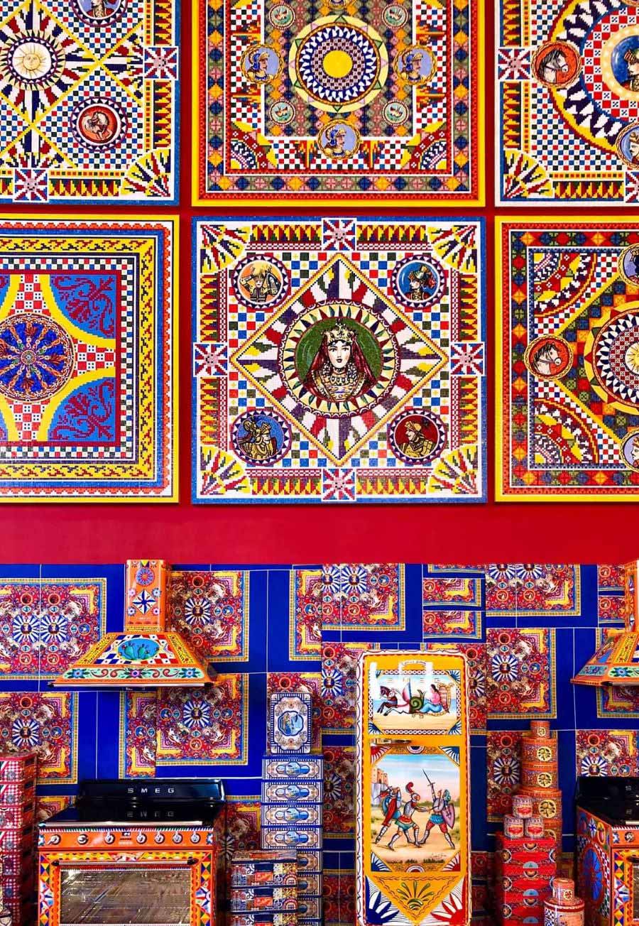 Dolce Gabbana Orsoni Venice kitchen tiles 2021 interior design made in italy (3)