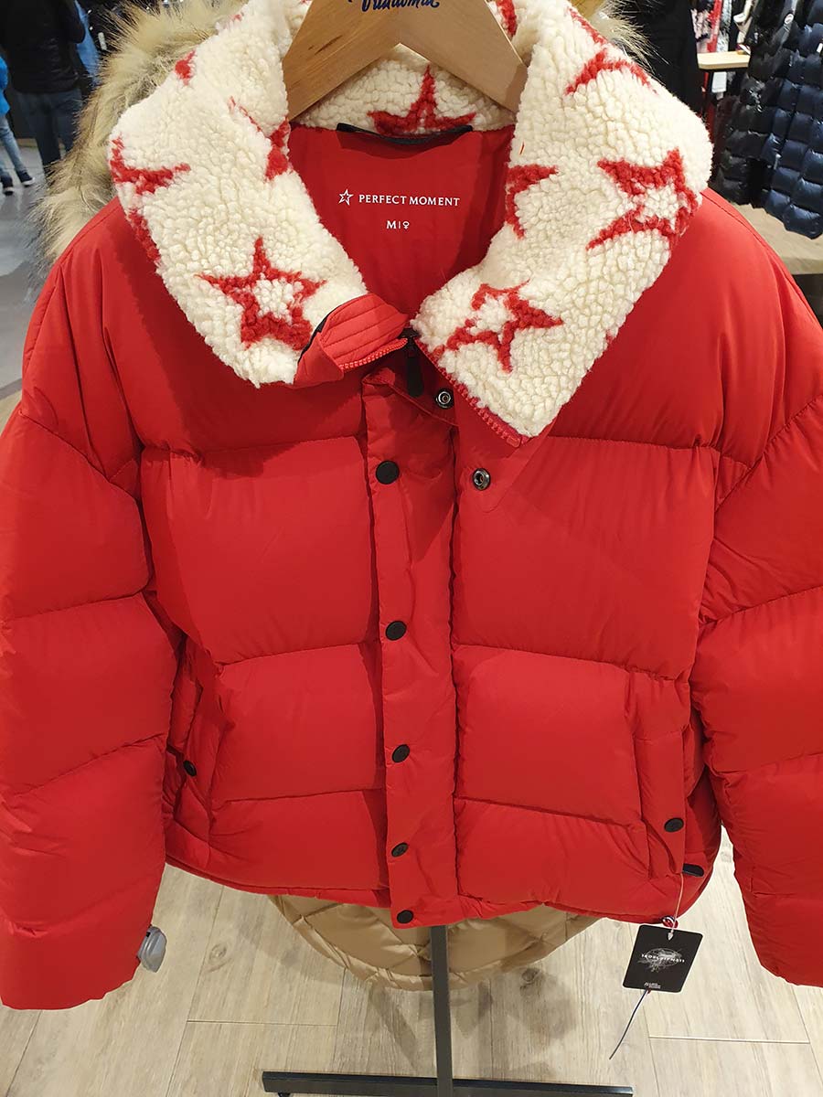 Red skiwear