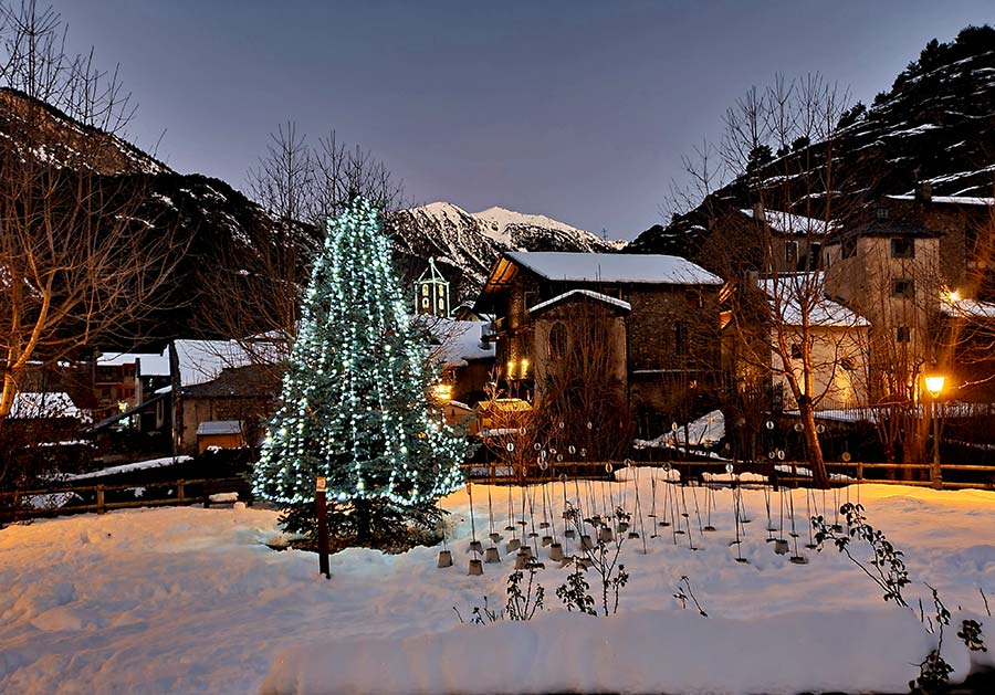 christmas tree Ordino Andorra