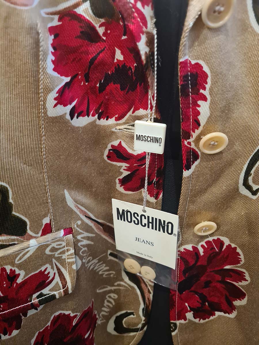Moschino vintage silk jacket