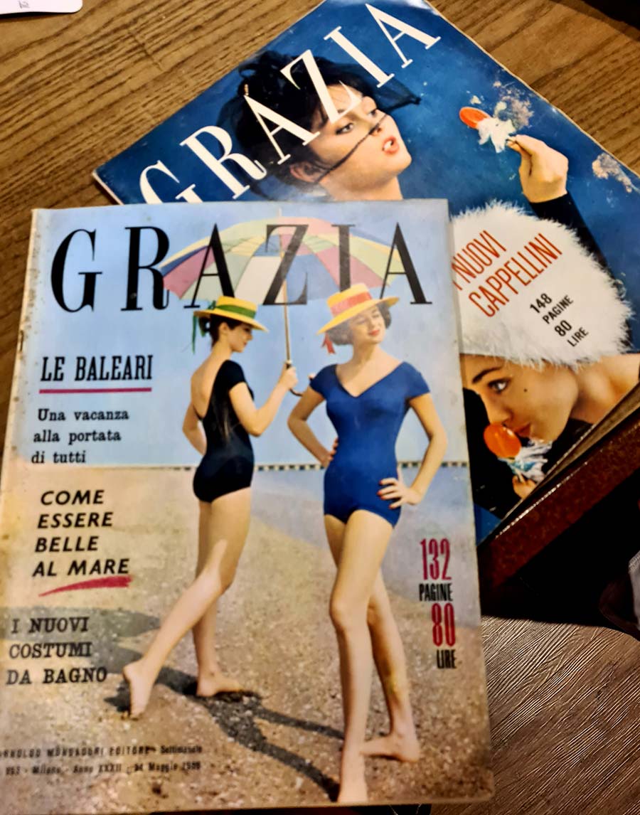 Vintage magazine Grazia Italy