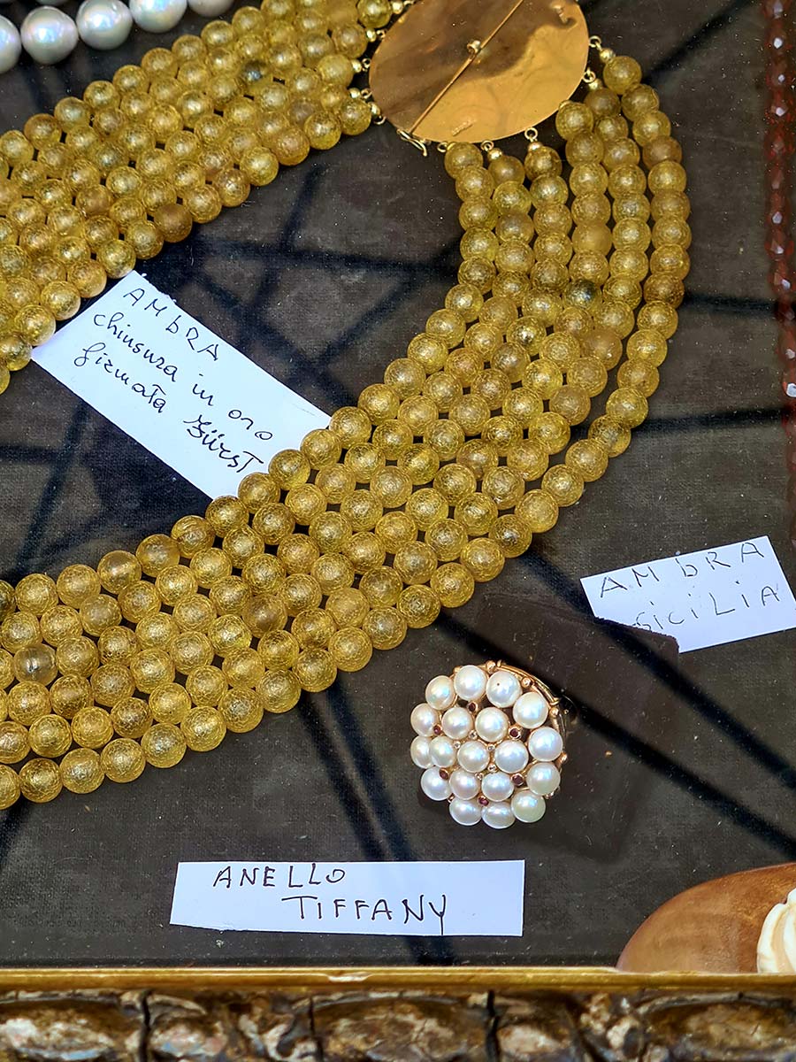 Ring Tiffany Gold and pearls