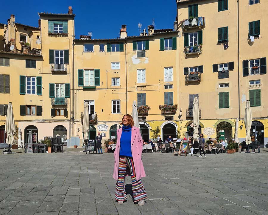 Colour At Fifty - Why Wear Patterns & Colour Coats Tuscany Gracie Opulanza 2022 (12) pink