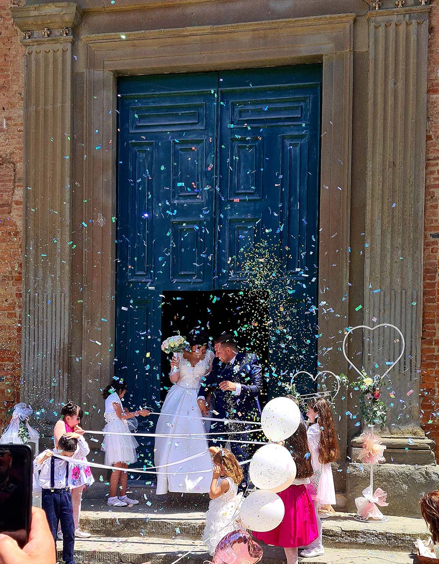 Tuscany wedding church italy