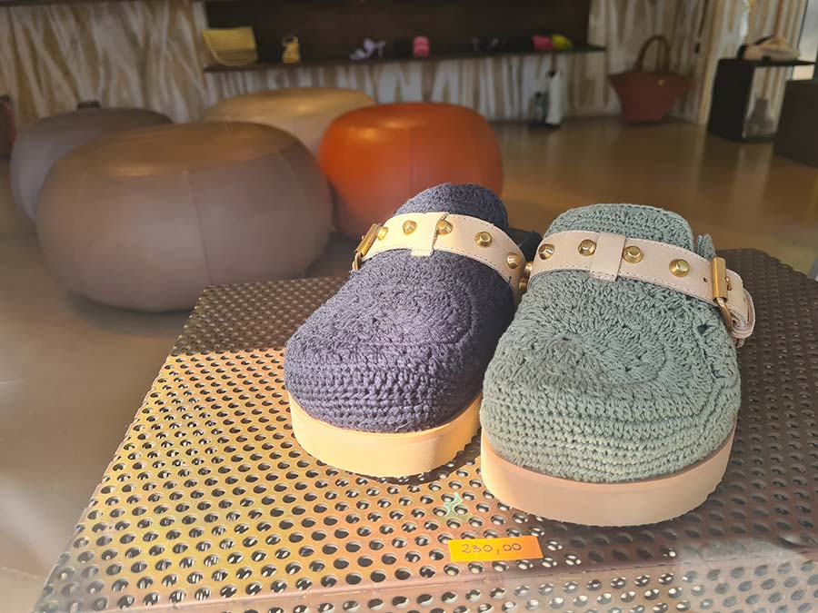 clogs rattan straw ASH Footwear crotchet 