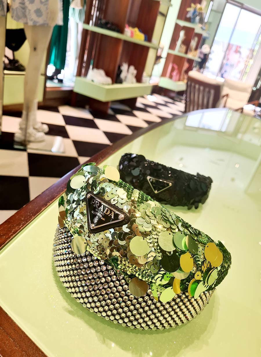 Prada headbands