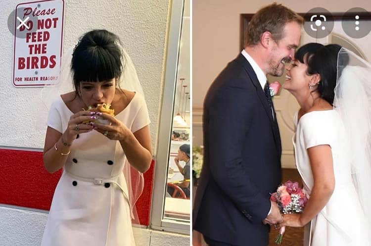 lily-allen-las-vegas-weding-dress-vintage