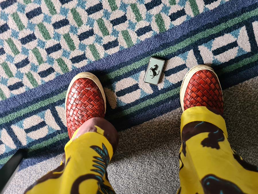 Gracie Opulanza Ferrari Roma Panther print Secret of 3 London (3