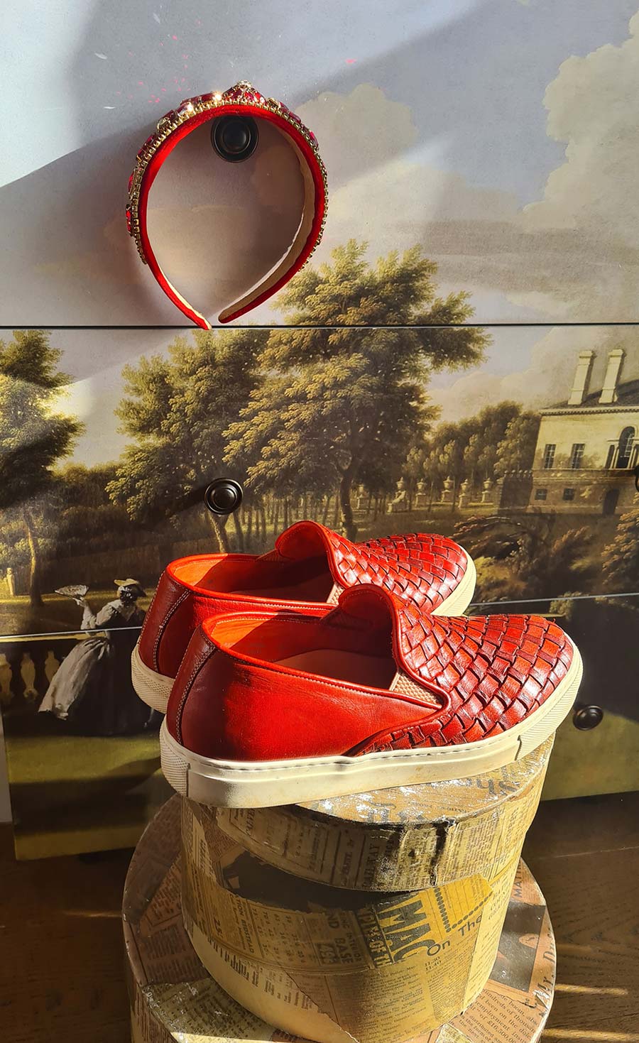 Benheart Italy leather jacket and shoes