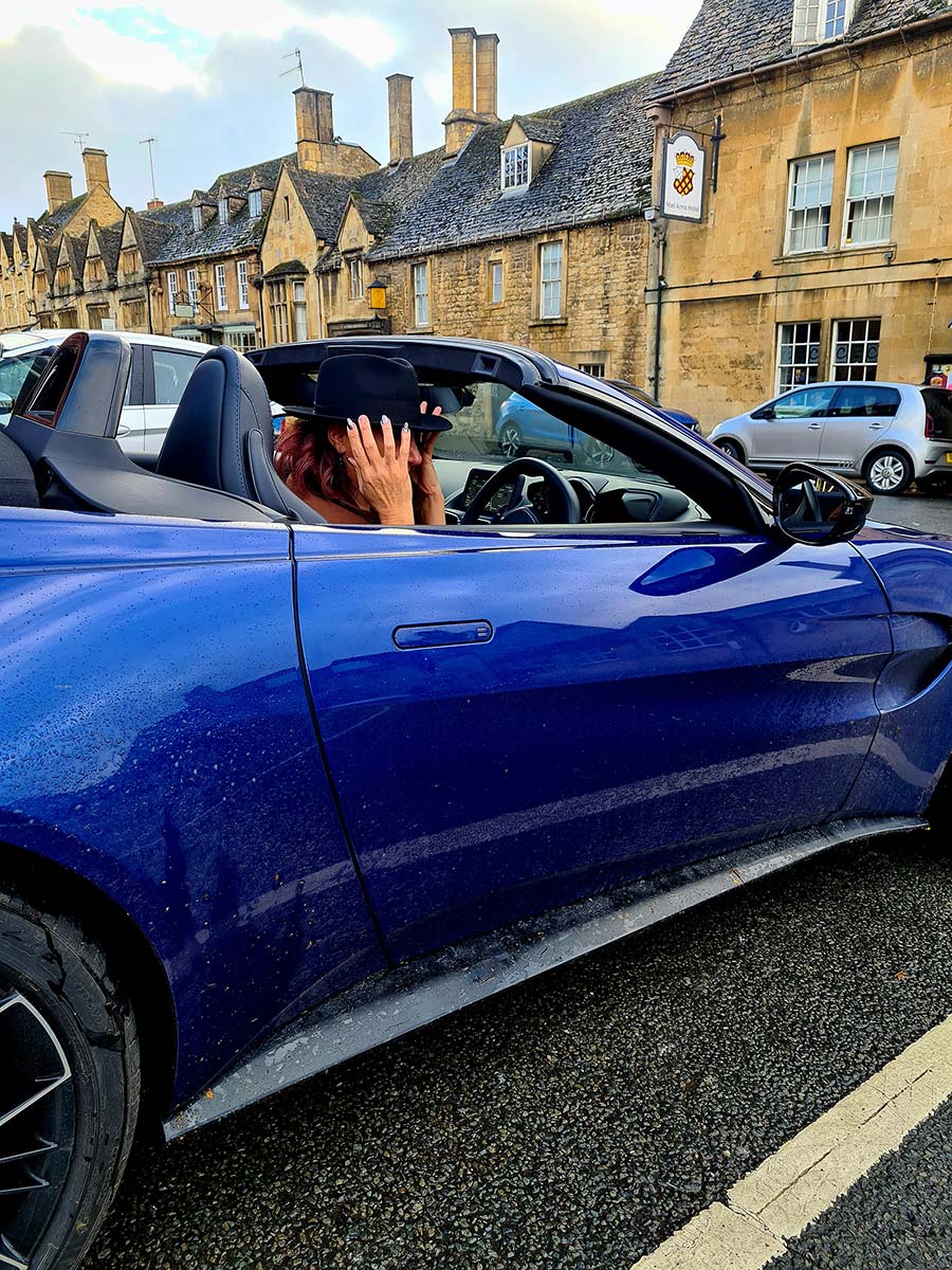 Fedora Fur Felt Stetson Gracie Opulanza Aston Martin Vantage Roadster (3)