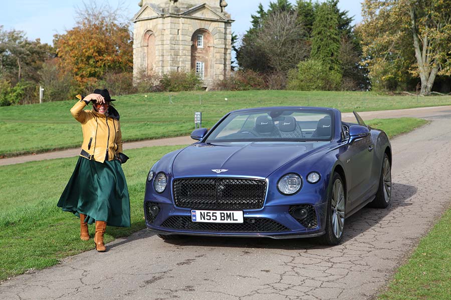 Stetson Fedora Fur Felt Hat Black Gracie Opulanza entley Continental GTC Speed Convertible 