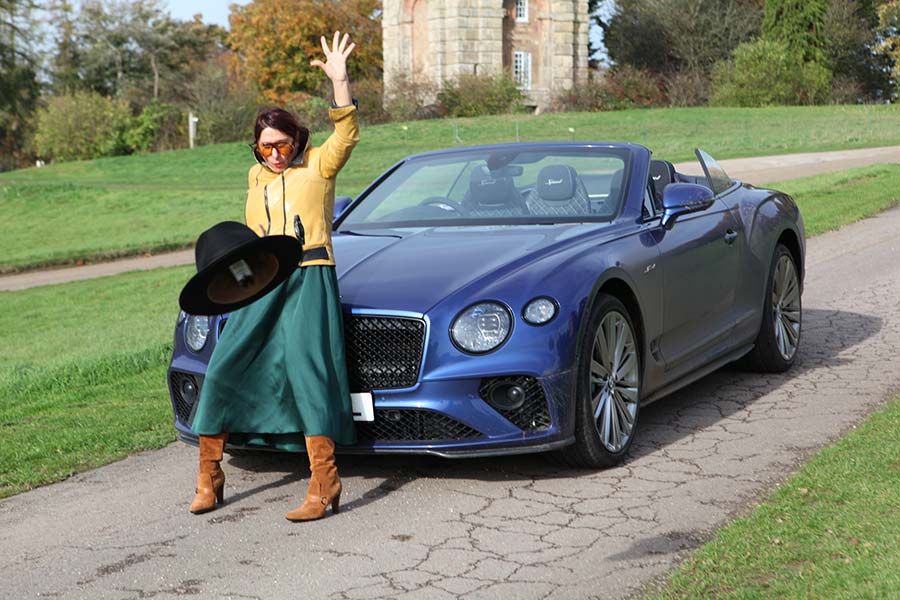 Stetson Fedora Fur Felt Hat Black Gracie Opulanza entley Continental GTC Speed Convertible