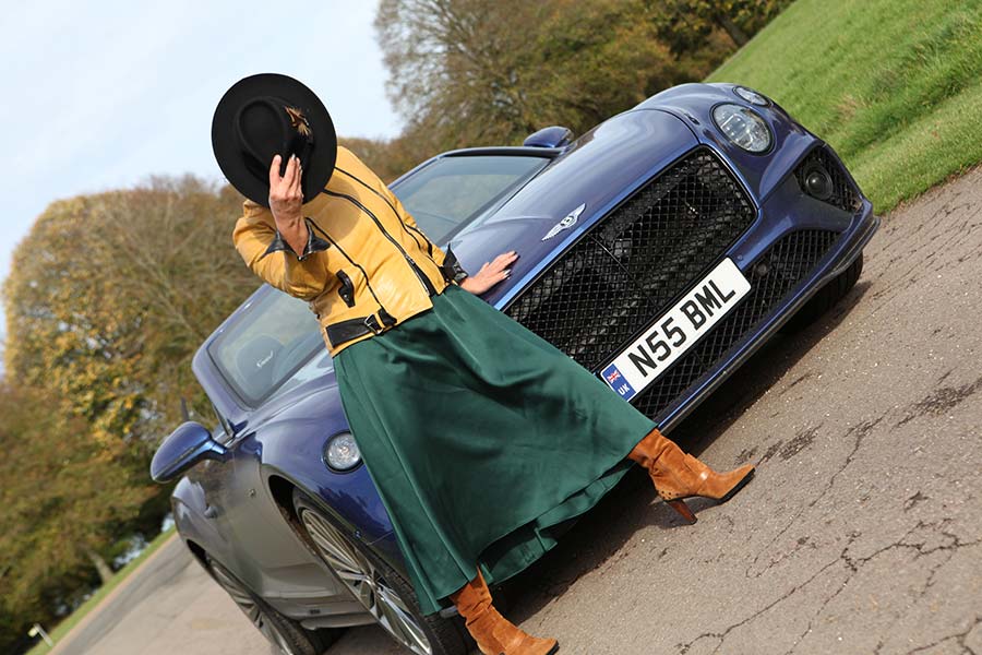 Stetson Fedora Fur Felt Hat Black Gracie Opulanza entley Continental GTC Speed Convertible