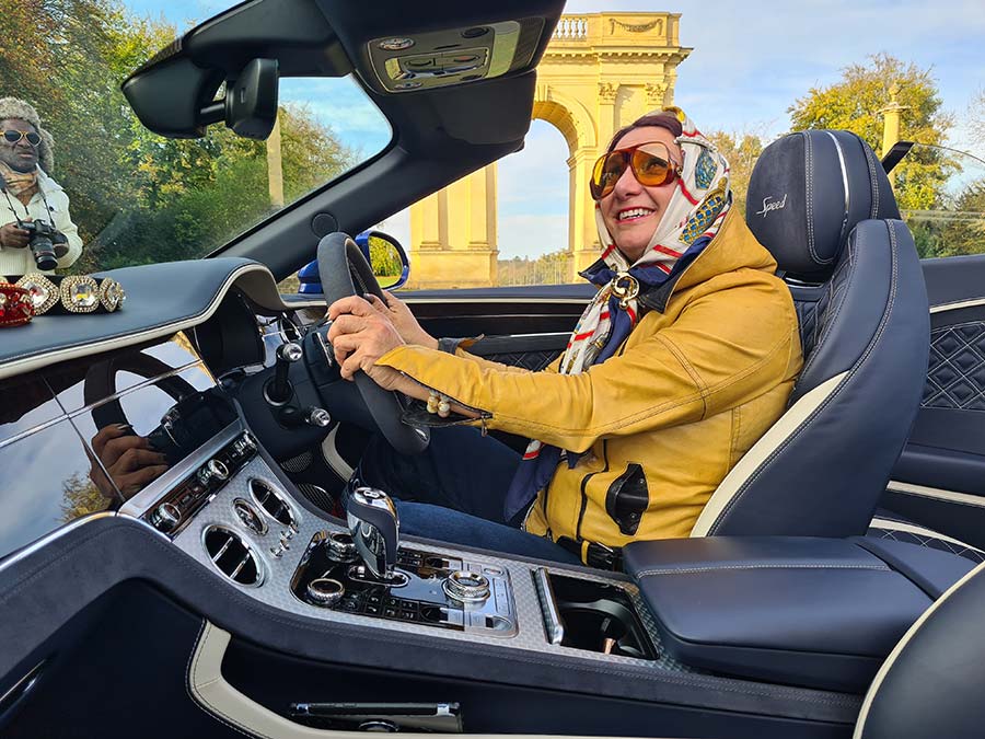 Bentley GT Continental Gracie Opulanza Embroidery Denim Kingfly (14)