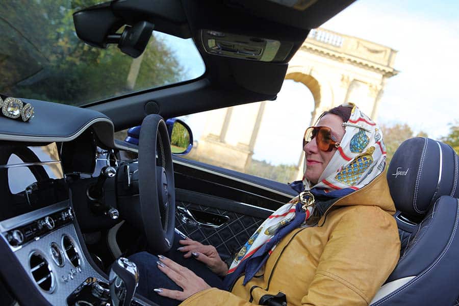 Hermes scarf Bentley Continental GTC Speed Gracie Opulanza