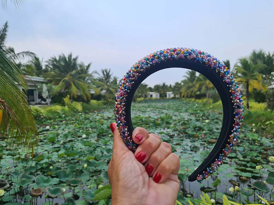 Prada inspired headband