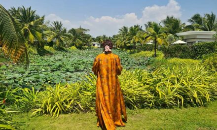 The Opulent Pleasure of Wearing Silk in Tropical Paradise