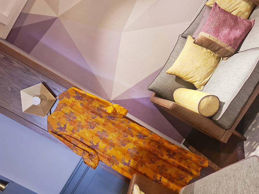 Embroidered Paon - Shou Gleam mulberry kimono metiseko VItenam. fashion (2)