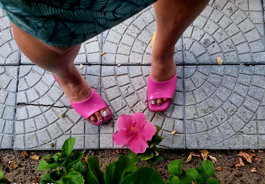 Barbie pink Melissa shoes