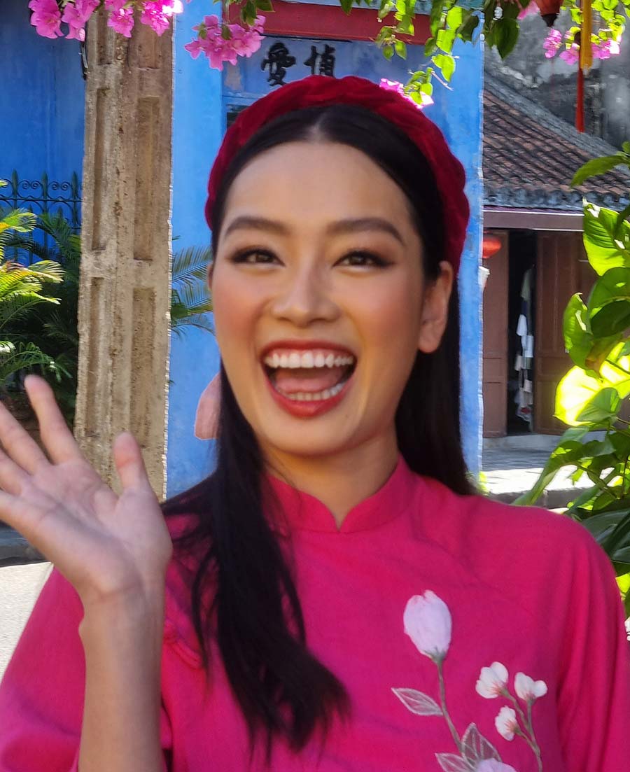 ao dai pink fabric Vietnam Hoi An Gracie Opulanza (4)