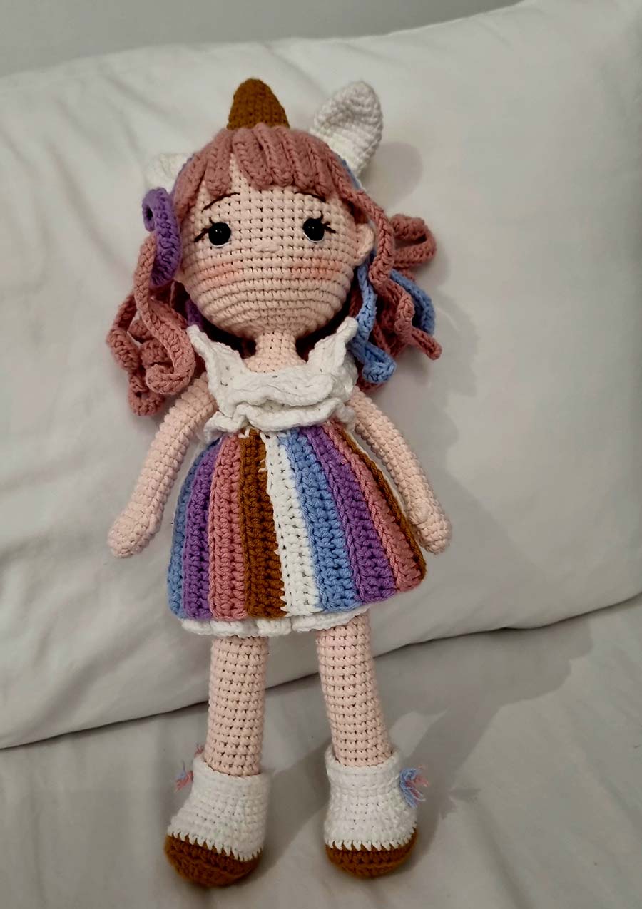 Crotchet doll hand made Hoi An Vietnam