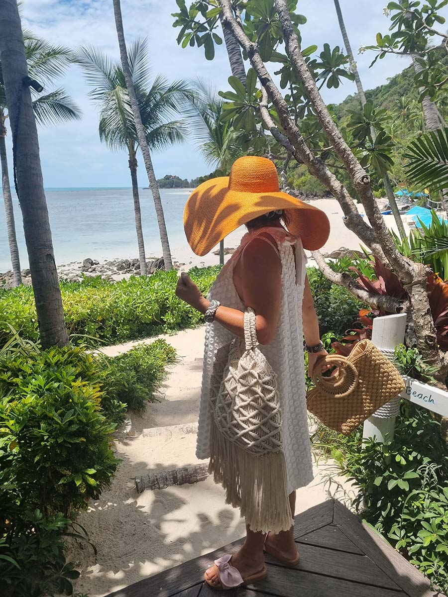 Four Seasons Koh Samui Gracie Opulanza Straw bags and hat
