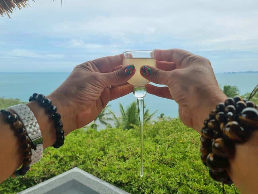 Four Seasons Resort Koh Samui Thailand Gracie Opulanza Orange hat 2023 (1)