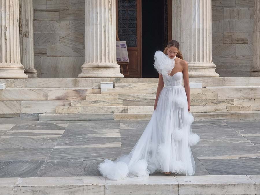 corset lace Winter Wedding - Greek Goddess Bridal Dress Athens Gracie Opulanza (1)