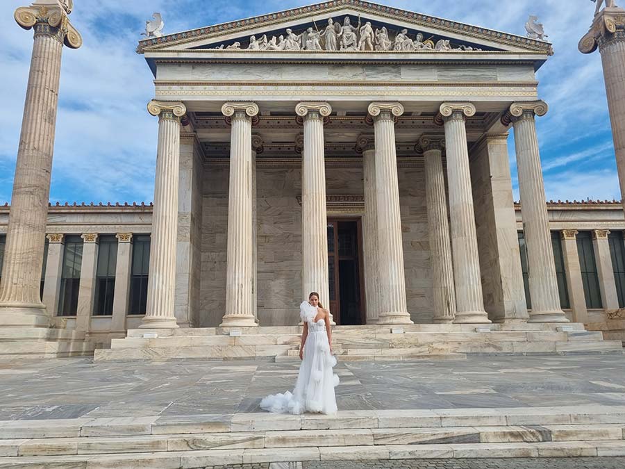 Winter Wedding - Greek Goddess Bridal Dress Athens Gracie Opulanza (1) lace corset