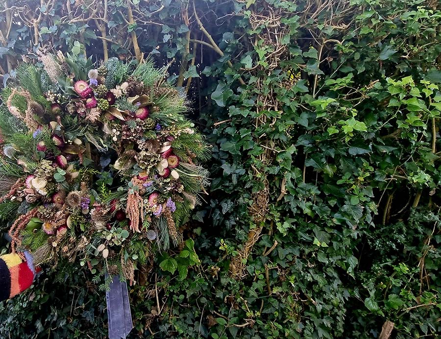 Organic wreath christmas Gracie Opulanza