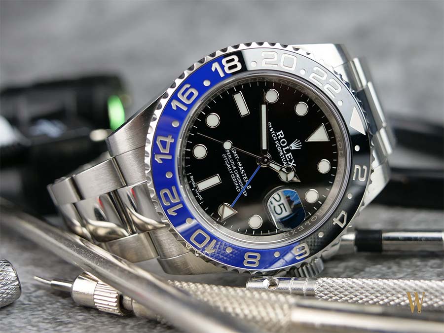 Rolex GMT Batman watch