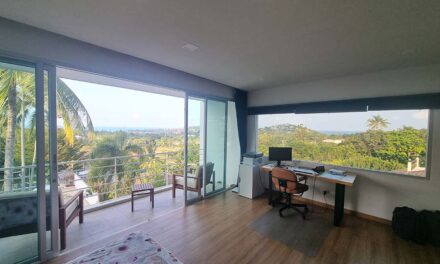 Koh Samui – Sea-View Semi-Detached Condo House with Land, Trees & Resort Pools